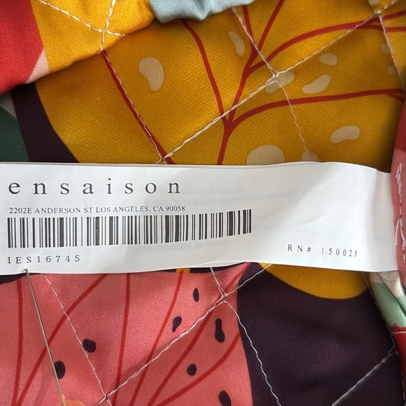 En Saison Quilted Forest Mini Skirt - Size Small - Picture 4 of 5